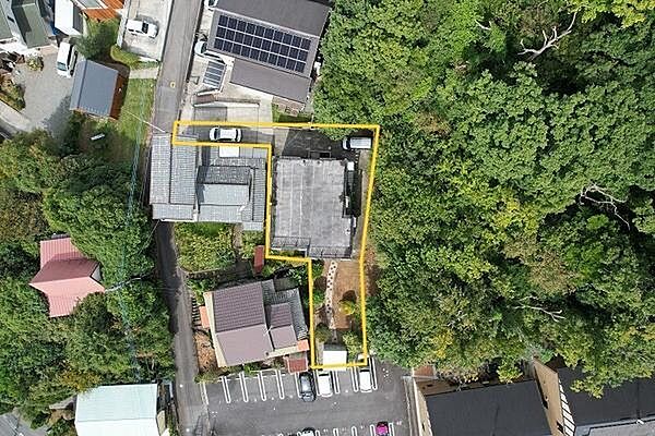 上空、区画の様子です。