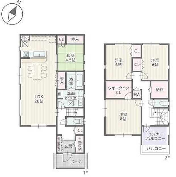 3号棟◇4LDK◇延床面積125.88平方メートル土地面積170.47平方メートル