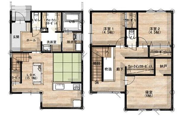 3SLDK・土地面積145.22平方メートル・建物面積93.58平方メートル【豊橋市立栄小学校・南部中学校エリア】