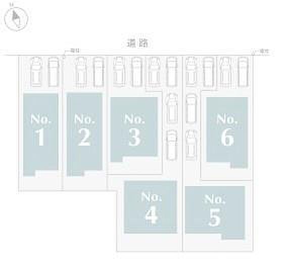 こちらは3号棟です。駐車並列2台可能◎