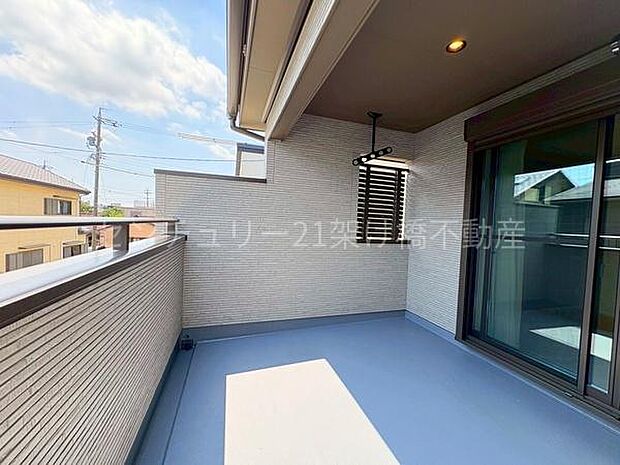 南向きワイドバルコニーです♪一部インナーバルコニーで雨の日も安心です。