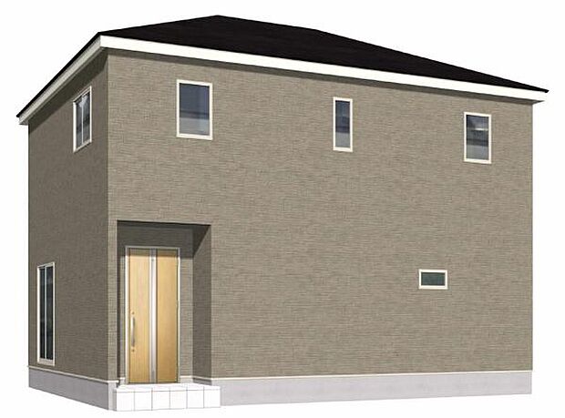 こちらは外観イメージパースです。【豊橋市立大清水小学校・南稜中学校エリア】小学校まで徒歩約6分、中学校まで徒歩約24分