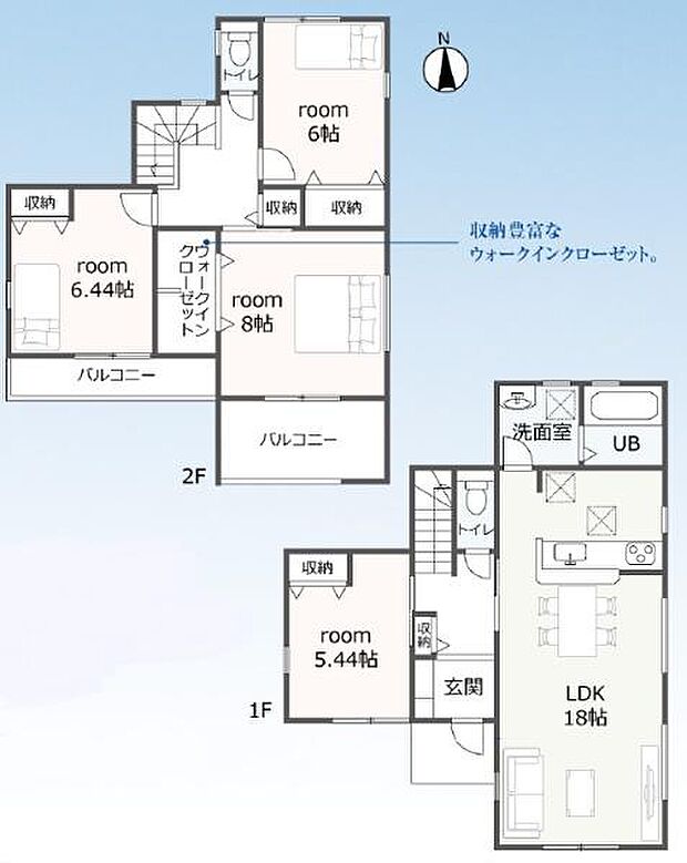 ◇4ＬＤＫ＋ＷＩＣ◇土地面積／261.93平方メートル（79.23坪）建物面積／112.64平方メートル（34.07坪）