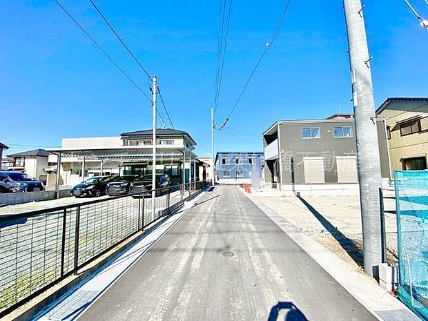 西側前面道路幅員約4ｍ