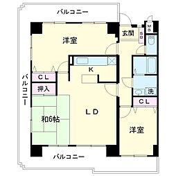 間取図画像 3LDK