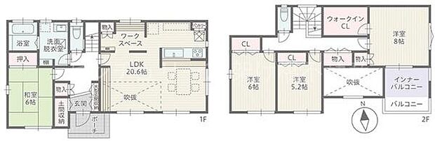 5号棟◇4LDK◇吹抜けのある広々LDK♪収納充実!●豊橋鉄道渥美線「高師駅」から徒歩約14分!