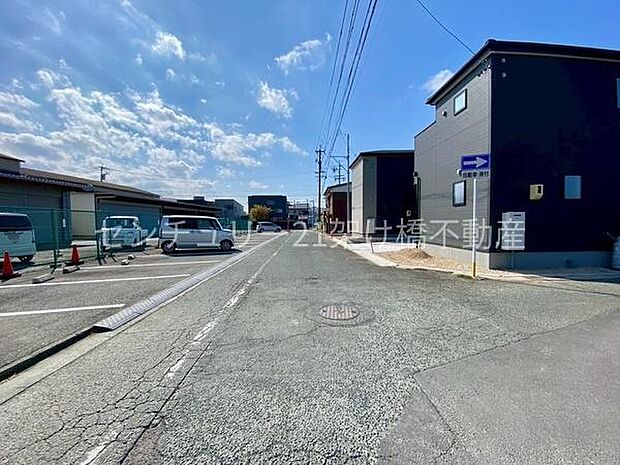 1号棟角地です！！東側公道約6ｍ北側公道約4ｍ