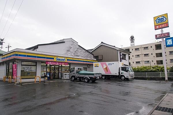 ミニストップ鴨田町店まで97m