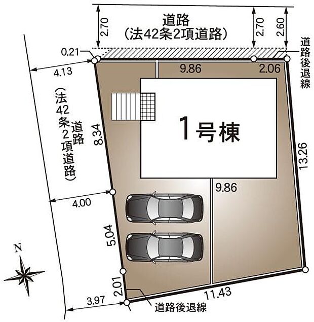 ●角地です！！●駐車並列2台可能◎