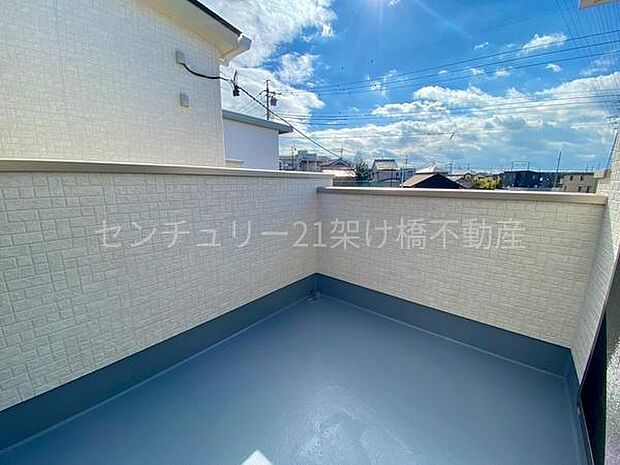 【バルコニー】南に面したバルコニー♪