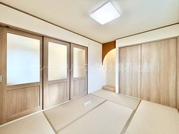 【リビング横和室 6.3帖】