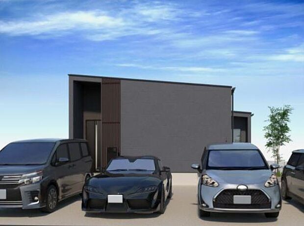 こちらは1号棟外観完成予想パースです。