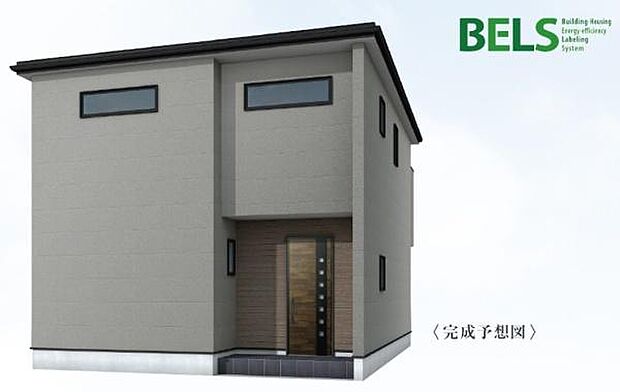 こちらは外観完成予想パースです。