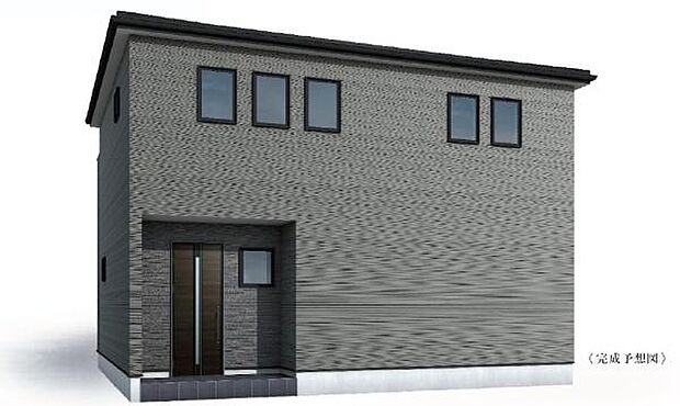 こちらは3号棟外観完成予想パースです。