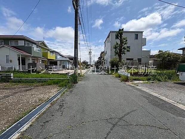 南側公道約5.1ｍあり、日当たり良好♪