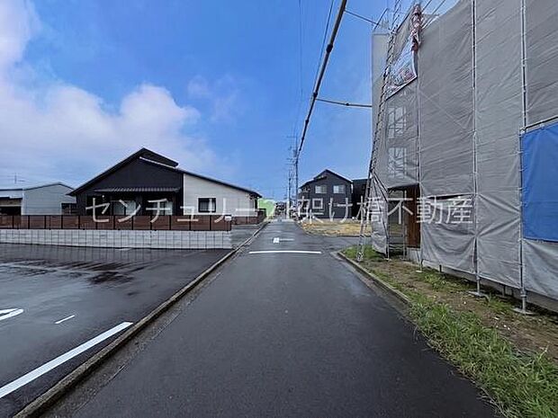 北西　私道　約4.0ｍ