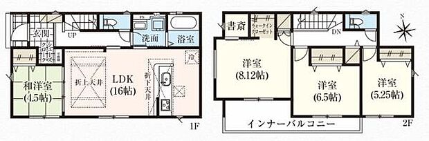 【2号棟】全室南向き!書斎付き4LDK! ●小学校徒歩10分圏内/バス「牧野」停まで徒歩4分 ●駐車並列2台可能