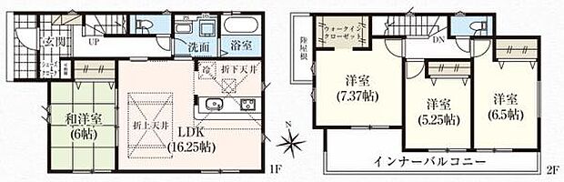 【3号棟】収納全室南向き!収納豊富な4LDK!●小学校徒歩10分圏内/バス「牧野」停まで徒歩4分●駐車並列2台可能