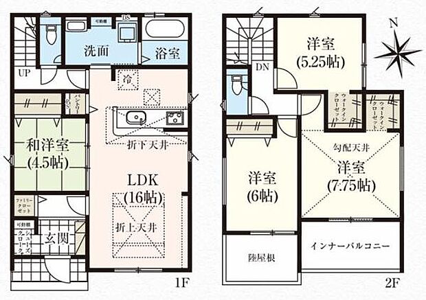 【6号棟】収納豊富な南向き4LDK! ●小学校徒歩10分圏内/バス「牧野」停まで徒歩4分 ●駐車並列2台可能