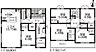 間取り：1号棟）5LDK 土地193.22平方メートル（58.44坪）建物106.01平方メートル（32.06坪）【2025年2月完成予定】