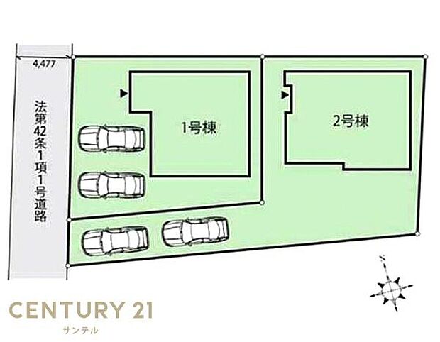 当物件は1号棟です♪