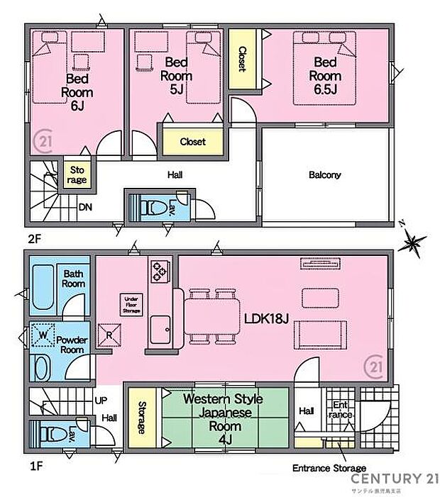 4号棟、南東向き！4LDKの間取りとなっております♪3人家族から5人家族にぴったりな間取りです♪