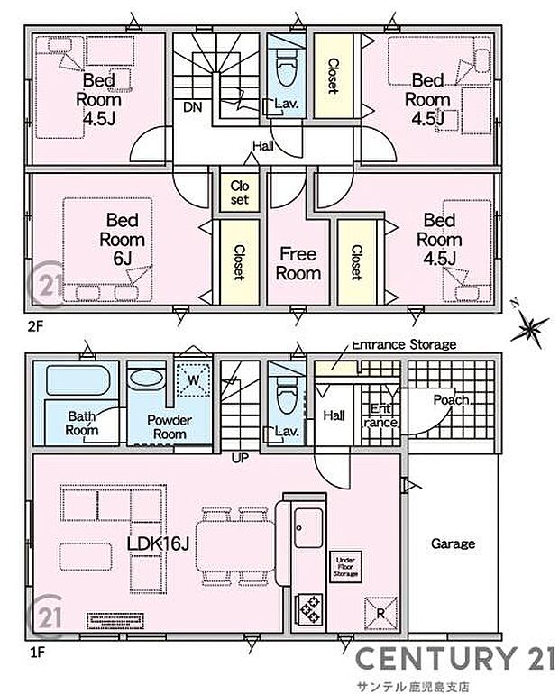 1号棟!4SLDKの間取りとなっております♪3人家族から5人家族にぴったりな間取りです♪