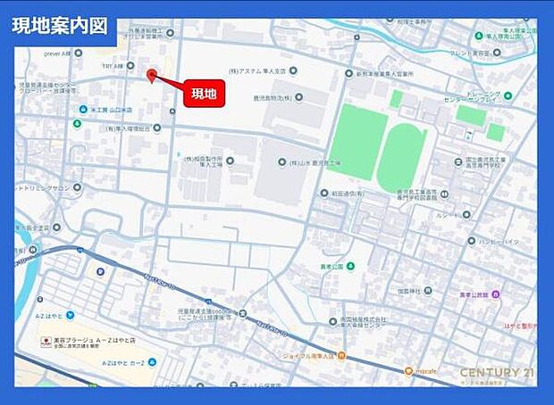 A−Zはやとまで徒歩約10分（約800m）の距離です！