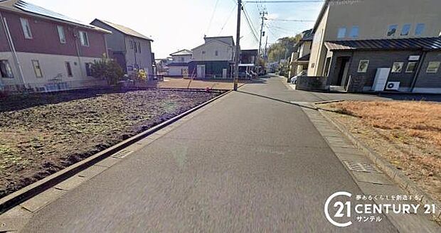 前面道路の写真です。
