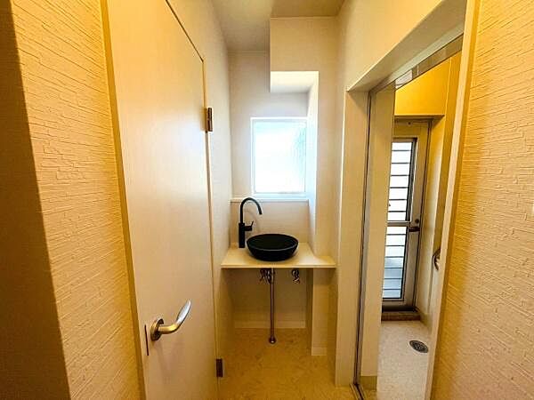 リフォーム済の洗面台です。
