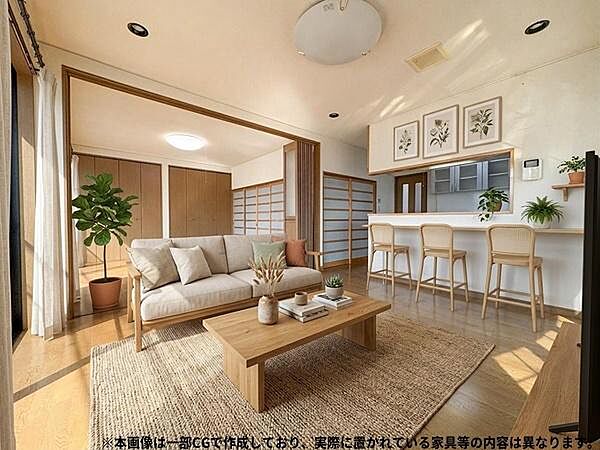 ※本画像はCGで作成しており、実際に現地に家具は置かれておりません。また、価格に家具は含まれておりません。画像と現状が異なる場合は現状を優先します。