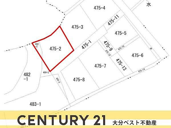 区画図：344000019474