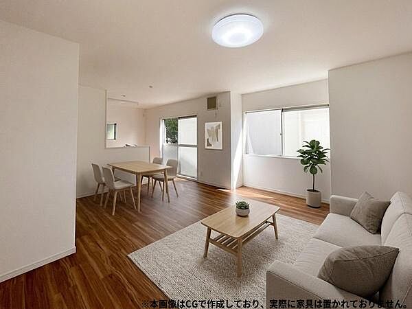 ※本画像はCGで作成しており、実際に現地に家具は置かれておりません。また、価格に家具は含まれておりません。画像と現状が異なる場合は現状を優先します。