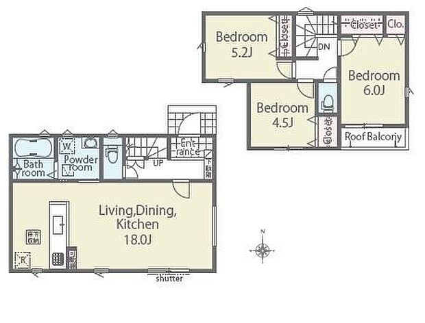 徒歩圏内に生活施設が揃っているエリア♪全室フローリング、3LDK、2階建て、駐車スペース2台!長期優良住宅認定、省エネ性能ラベルあり!