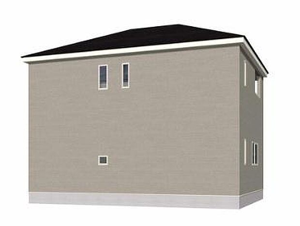 北側の外観イメージパース