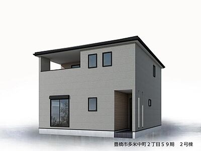 外観:【2号棟】外観イメージパース 外観:【2号棟】外観イメージパース
