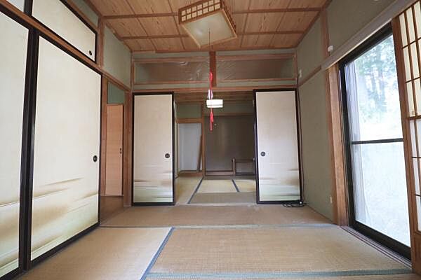 1階和室2部屋の様子です。