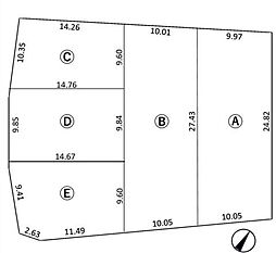 袖ケ浦市坂戸市場　A区画の土地画像