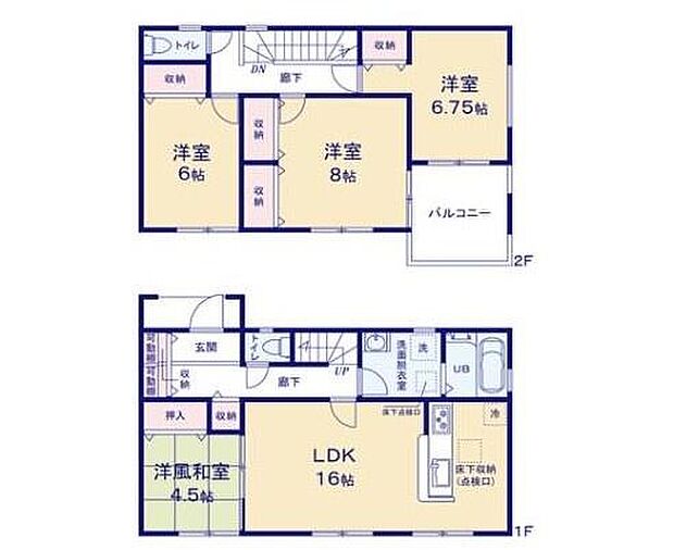 4SLDKの魅力的な間取り！LDKはゆったりとした空間で、ご家族との団らん時間が、より一層充実したものになりますね！家族との仲が深まり、自然と笑顔が増えそうです！