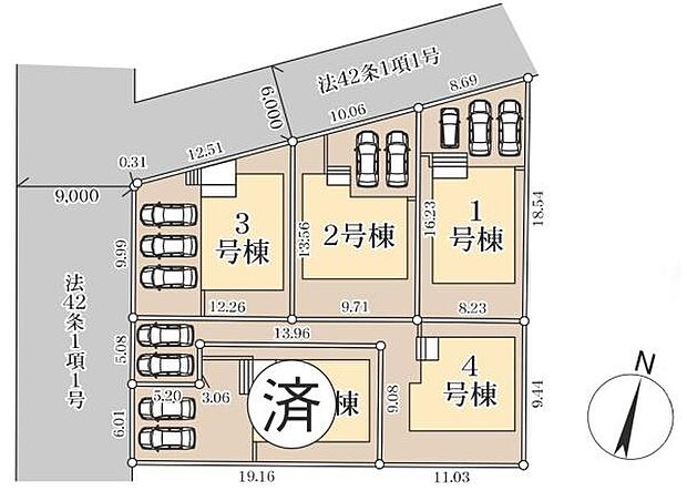【4号棟】カースペース付きでマイカーをお持ちのご家庭でも安心。物件探しのご条件・ご要望・ご質問など、何なりと弊社スタッフまでお申し付けください!