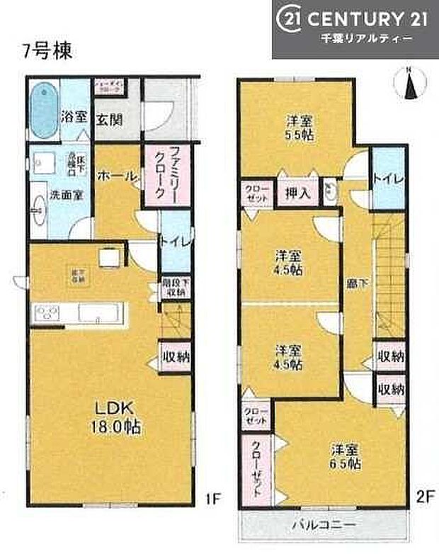 4LDKの魅力的な間取り！LDKはゆったりとした空間で、ご家族との団らん時間が、より一層充実したものになりますね家族との仲が深まり、自然と笑顔が増えそうです！