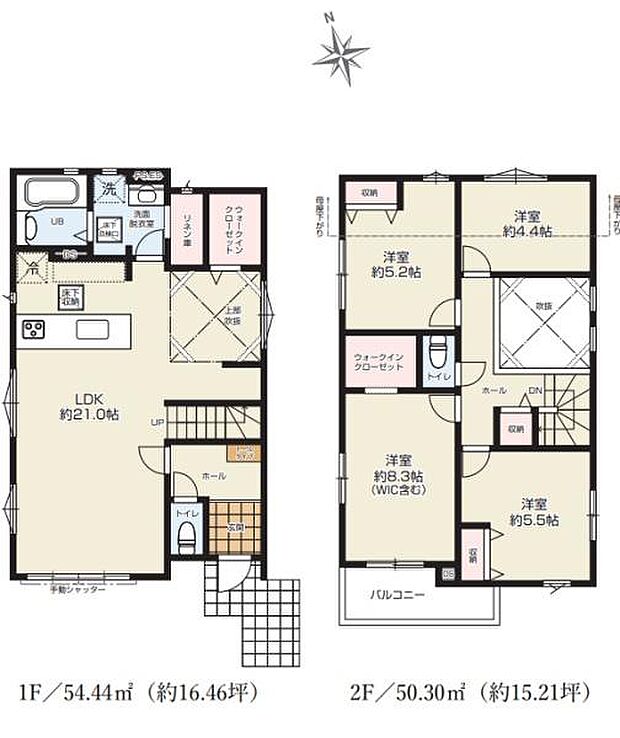4LDKの魅力的な間取り!LDKはゆったりとした空間で、ご家族との団らん時間が、より一層充実したものになりますね家族との仲が深まり、自然と笑顔が増えそうです!