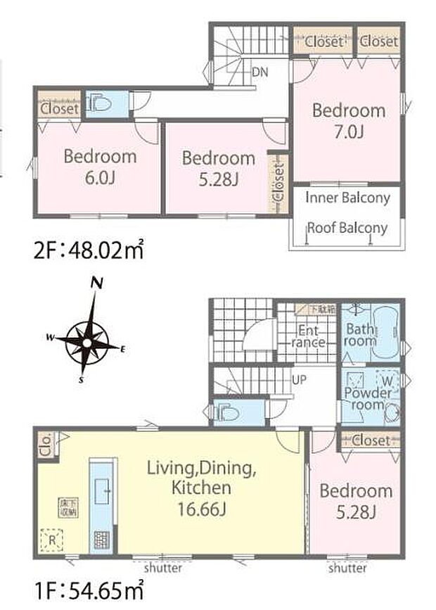 4LDKの魅力的な間取り！LDKはゆったりとした空間で、ご家族との団らん時間が、より一層充実したものになりますね。家族との仲が深まり、自然と笑顔が増えます！
