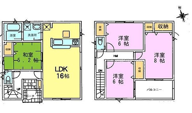 4LDKの魅力的な間取り!LDKはゆったりとした空間で、ご家族との団らん時間が、より一層充実したものになりますね家族との仲が深まり、自然と笑顔が増えそうです!