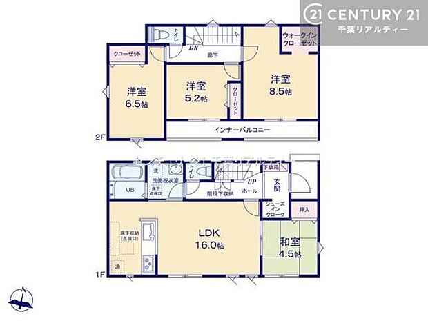 4LDKの魅力的な間取り！LDKはゆったりとした空間で、ご家族との団らん時間が、より一層充実したものになりますね家族との仲が深まり、自然と笑顔が増えそうです！