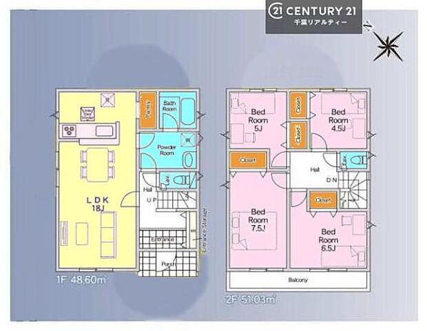 4LDKの魅力的な間取り！LDKはゆったりとした空間で、ご家族との団らん時間が、より一層充実したものになりますね家族との仲が深まり、自然と笑顔が増えそうです！