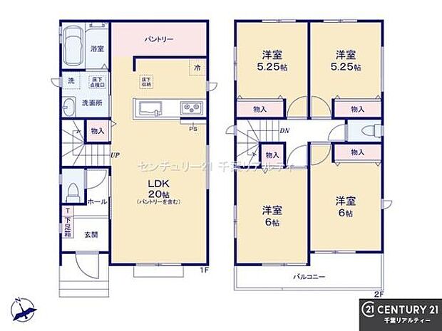 4LDKの魅力的な間取り！LDKはゆったりとした空間で、ご家族との団らん時間が、より一層充実したものになりますね。家族との仲が深まり、自然と笑顔が増えます！