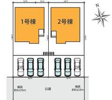 2号棟　カースペースは2台付き！セカンドカー持ちの方や急な来客時にも安心ですね。（OP3台可）