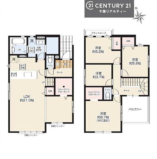 4LDKの魅力的な間取り！LDKはゆったりとした空間で、ご家族との団らん時間が、より一層充実したものになりますね。家族との仲が深まり、自然と笑顔が増えます！