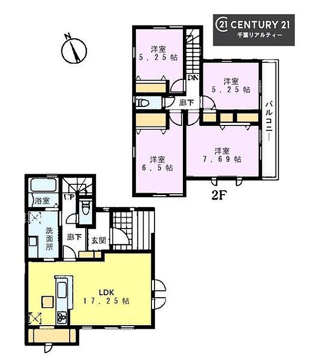 4LDKの魅力的な間取り!LDKはゆったりとした空間で、ご家族との団らん時間が、より一層充実したものになりますね。家族との仲が深まり、自然と笑顔が増えます!